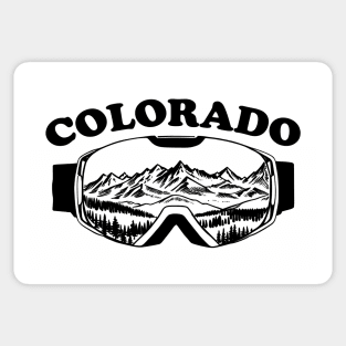 Colorado Ski Goggles Sticker